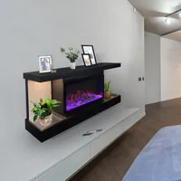 ActiveFlame Home Decor Series 48" Electric Fireplace - Black