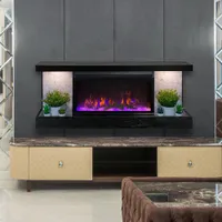 ActiveFlame Home Decor Series 48" Electric Fireplace - Black