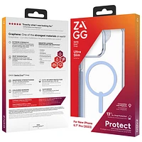 ZAGG Santa Cruz Snap Fitted Hard Shell Case with MagSafe for iPhone 15 Pro Max - Blue