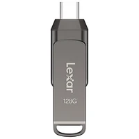 Lexar JumpDrive Dual Drive D400 128GB USB 3.1 + USB-C Flash Drive