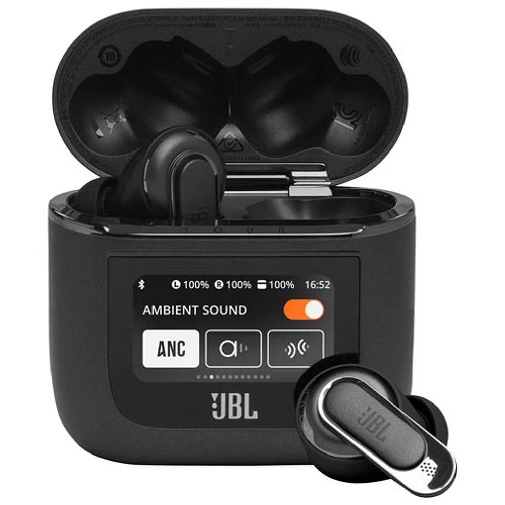 Écouteurs boutons 100 % sans fil à suppression du bruit Tour Pro 2 de JBL - Noir