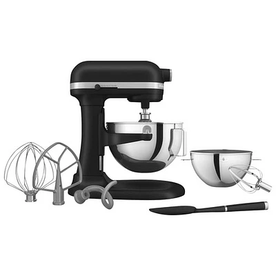 Batteur socle à bol relevable de KitchenAid - 5,5 pte - 500 W - Noir mat