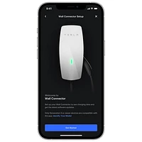 Tesla – Universal Wall Connector Hardwired Electric Vehicle (EV) Charger - up to 48A - 24' - White