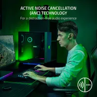 Razer Hammerhead HyperSpeed In-Ear Gaming Headphones for Xbox - Black/Green