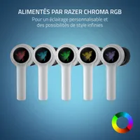 Razer Hammerhead HyperSpeed In-Ear Gaming Headphones for PlayStation - White