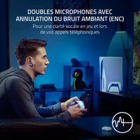 Razer Hammerhead HyperSpeed In-Ear Gaming Headphones for PlayStation - White