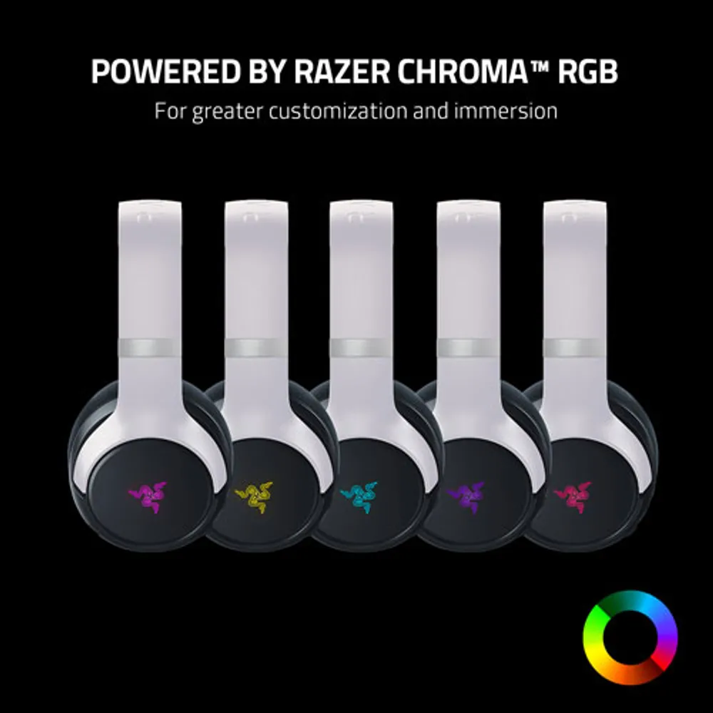 Casque de jeu sans fil double Kaira Pro de Razer pour PS5