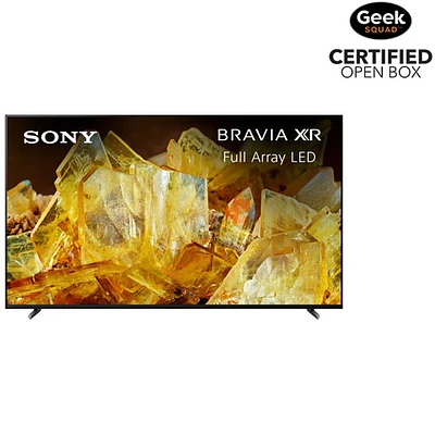 Boîte ouverte - Téléviseur intelligent Google HDR DEL UHD 4K de 55 po série X90L de Sony (XR55X90L) - 2023