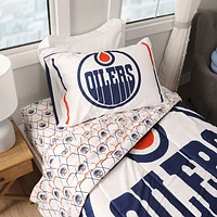 NHL 4-Piece Bed Sheet Set - Twin - Edmonton Oilers