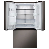 LG 36" 25.5 Cu. Ft. French Door Refrigerator w/ Water & Ice Dispenser (LRYXC2606D) - Black Stainless Steel