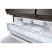 LG 36" 25.5 Cu. Ft. French Door Refrigerator w/ Water & Ice Dispenser (LRYXC2606D) - Black Stainless Steel
