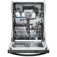 Frigidaire Gallery 24" 47dB Built-In Dishwasher with Stainless Tub & Third Rack (GDSH4715AD) - Black SS