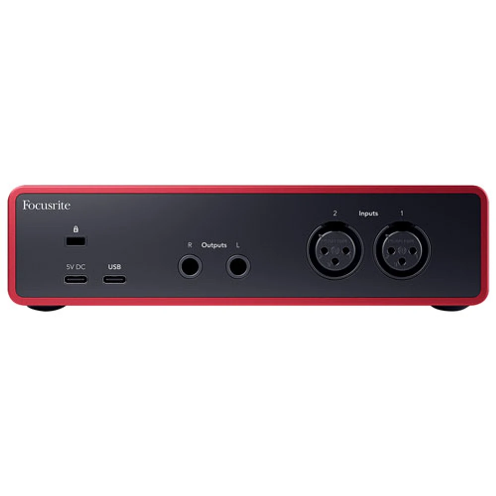 Interface audio USB Scarlett-2i2 de 4e génération de Focusrite (SCARLETT-2I2-4TH-GEN)