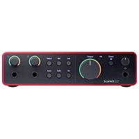 Interface audio USB Scarlett-2i2 de 4e génération de Focusrite (SCARLETT-2I2-4TH-GEN)