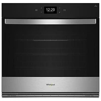 Whirlpool 27" 4.3 Cu. Ft. Self-Clean True Convection Electric Wall Oven (WOES7027PZ) - Stainless Steel