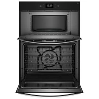 Whirlpool 27" 6.4 Cu. Ft. True Convection Electric Combination Wall Oven (WOEC7027PZ) - Stainless Steel