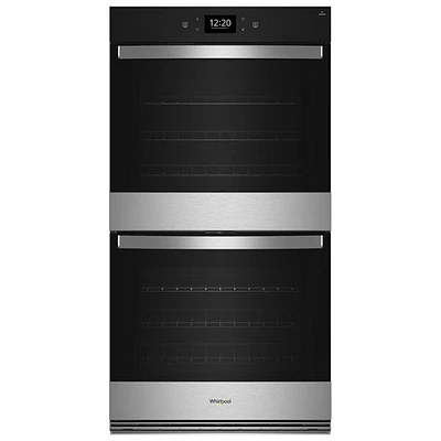 Whirlpool 27" 8.6 Cu. Ft. Self-Clean True Convection Electric Double Wall Oven (WOED7027PZ) - Stainless Steel