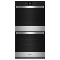 Whirlpool 27" 8.6 Cu. Ft. Self-Clean True Convection Electric Double Wall Oven (WOED7027PZ) - Stainless Steel