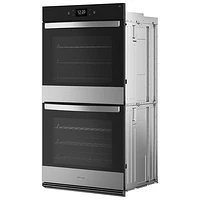 Whirlpool 27" 8.6 Cu. Ft. Self-Clean True Convection Electric Double Wall Oven (WOED7027PZ) - Stainless Steel
