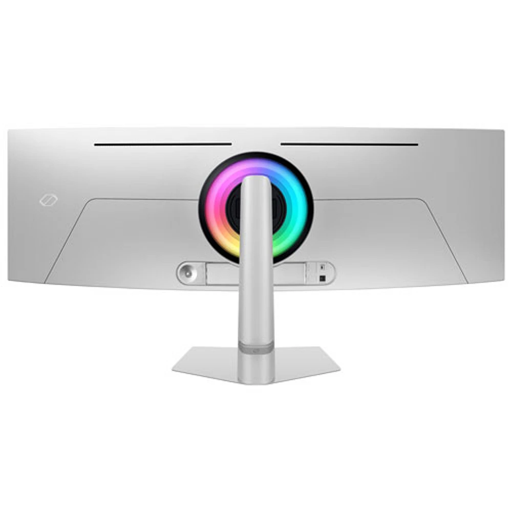 Moniteur de jeu FreeSync G-Sync DELO incurvé QHD 240 Hz 49 po Odyssey OLED G9 de Samsung avec temps de réponse 0,03 ms gris à gris (LS49CG932SNXZA) - Argenté
