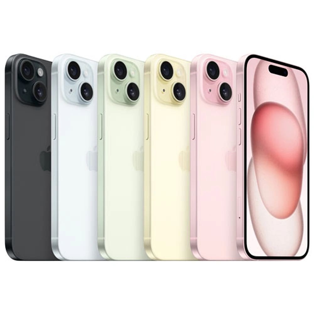 iPhone 15 de 128 Go d'Apple - Noir - Déverrouillé