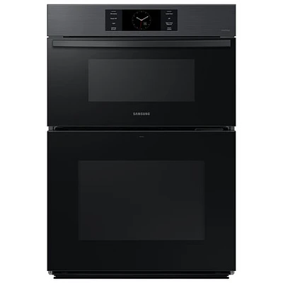 Samsung 30" 7 Cu. Ft. True Convection Electric Double Wall Oven (NQ70CG700DMTAA) - Black Stainless Steel