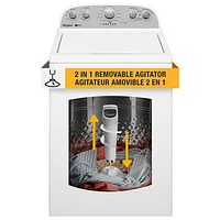 Laveuse à chargement par le haut haute efficacité de 4,5 pi³ de Whirlpool (WTW4957PW) - Blanc