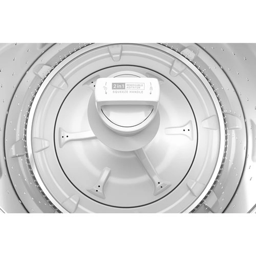 Laveuse à chargement par le haut haute efficacité de 4,5 pi³ de Whirlpool (WTW4957PW) - Blanc