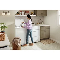 Laveuse à chargement par le haut haute efficacité de 4,5 pi³ de Whirlpool (WTW4957PW) - Blanc