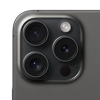 iPhone 15 Pro de 512 Go d'Apple avec Fido - Titane noir - Financement mensuel