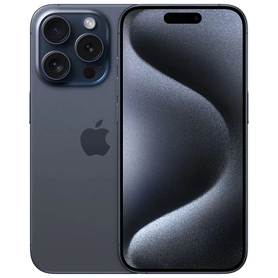 Freedom Mobile Apple iPhone 15 Pro 256GB - Blue Titanium - Monthly Tab Payment
