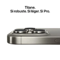 iPhone 15 Pro de 128 Go d'Apple avec Bell - Titane bleu - Financement mensuel