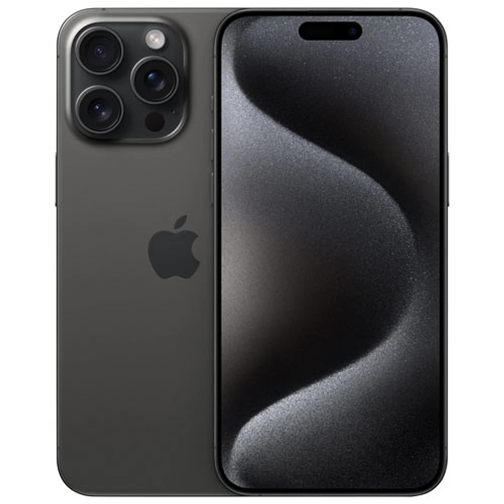 Bell Apple iPhone 15 Pro Max 256GB - Black Titanium - Monthly Financing