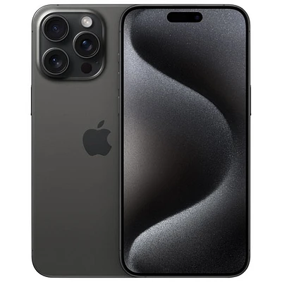 Bell Apple iPhone 15 Pro Max 256GB - Black Titanium - Monthly Financing