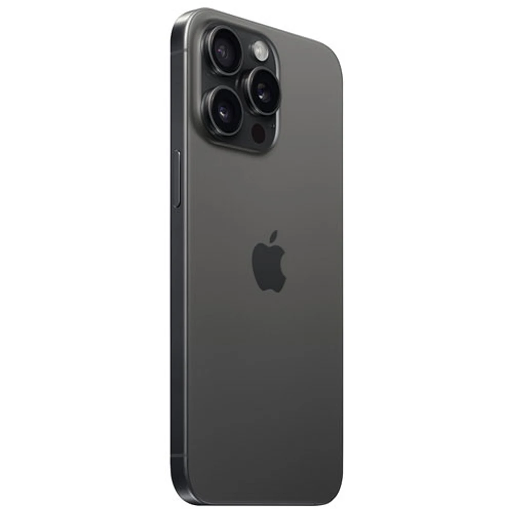 Fido Apple iPhone 15 Pro Max 256GB - Black Titanium - Monthly Financing
