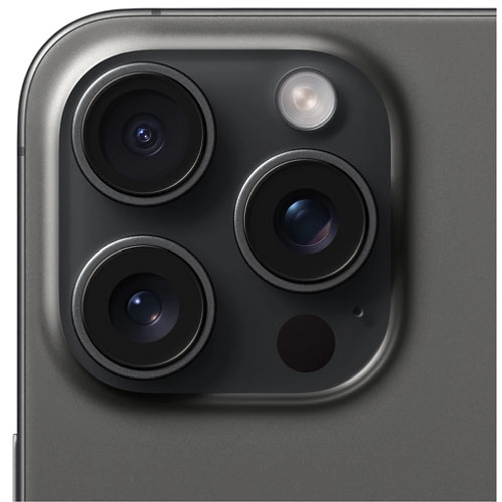Fido Apple iPhone 15 Pro Max 256GB - Black Titanium - Monthly Financing
