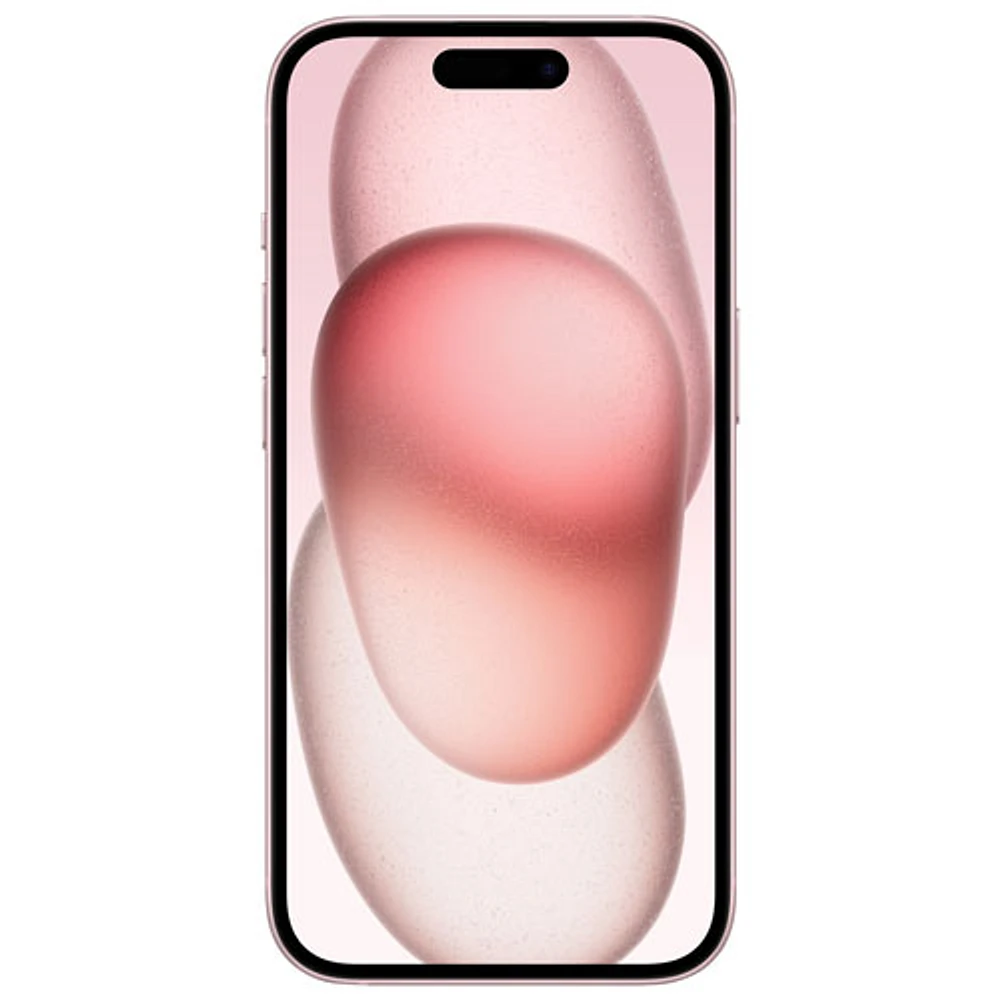 iPhone 15 de 512 Go d'Apple avec Fido - Rose - Financement mensuel
