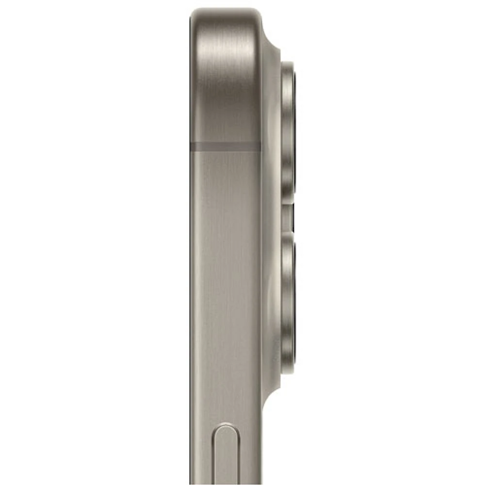 iPhone 15 Pro Max de 256 Go d'Apple avec Fido - Titane naturel - Financement mensuel