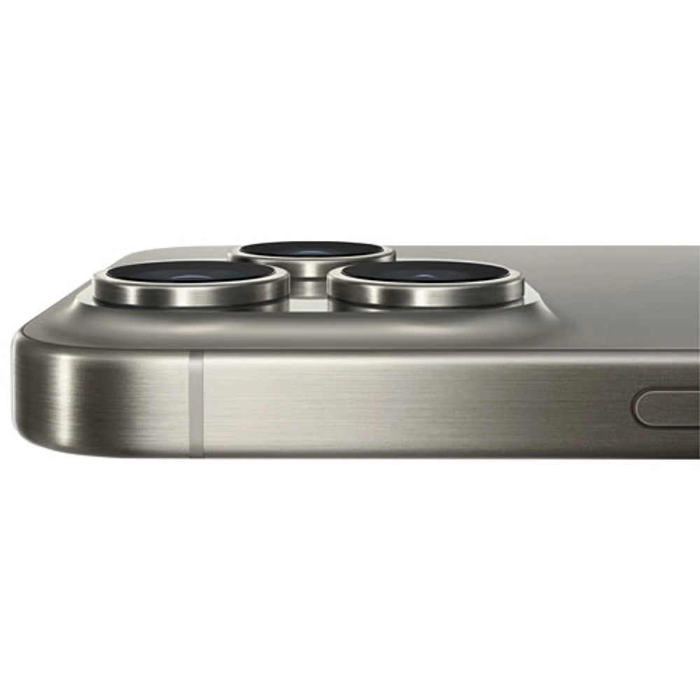 iPhone 15 Pro Max de 256 Go d'Apple avec Fido - Titane naturel - Financement mensuel