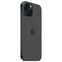 Fido Apple iPhone 15 128GB - Black - Monthly Financing