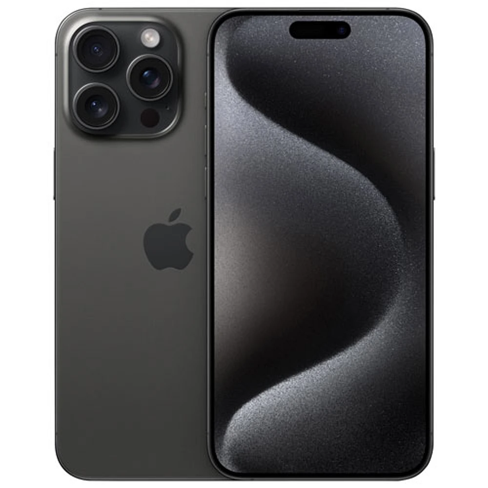 Bell Apple iPhone 15 Pro Max 512GB - Black Titanium - Monthly Financing