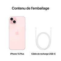 Rogers Apple iPhone 15 Plus 128GB - Pink - Monthly Financing