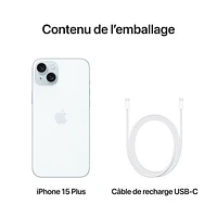 Bell Apple iPhone 15 Plus 256GB - Blue - Monthly Financing