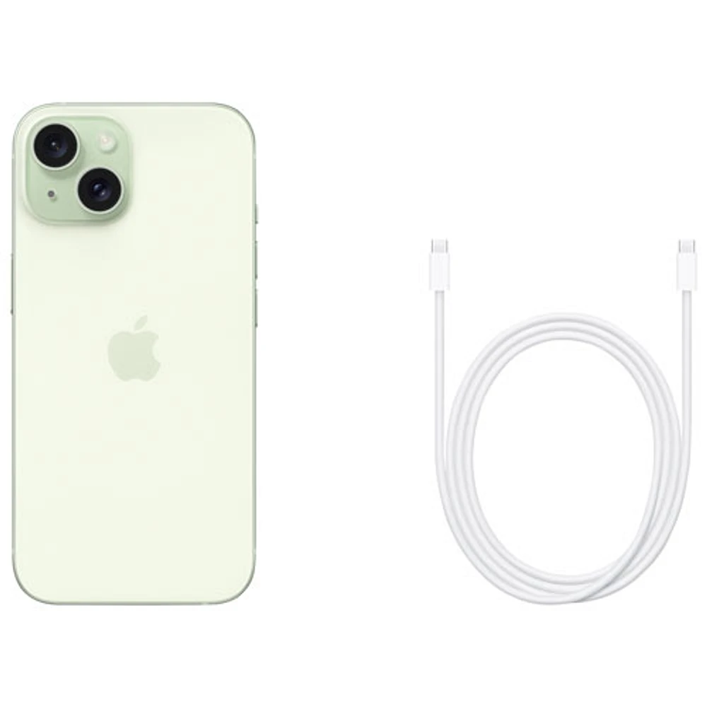 Fido Apple iPhone 15 128GB - Green - Monthly Financing