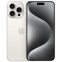 Virgin Plus Apple iPhone 15 Pro Max 512GB - White Titanium - Monthly Financing