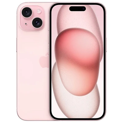 iPhone 15 de128 Go d'Apple offert par Virgin Plus - Rose - Financement mensuel