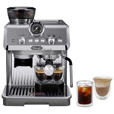 De'Longhi La Specialista Arte Evo Automatic Espresso Machine with Frother & Coffee Grinder - Stainless
