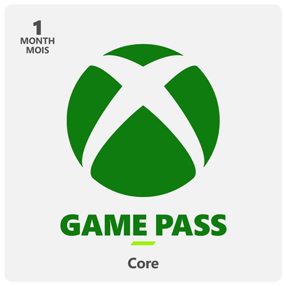 Xbox Game Pass Core 1- Month Membership - Digital Download