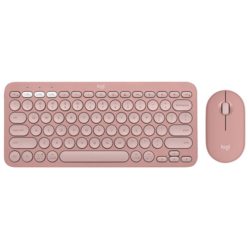 Logitech Pebble 2 Bluetooth Optical Ergonomic Keyboard & Mouse Combo