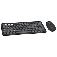 Logitech Pebble 2 Bluetooth Optical Ergonomic Keyboard & Mouse Combo for Mac - Black